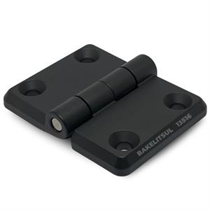 DOBRADIÇA METÁLICA 60X76 COM FUROS ESCAREADOS PINO INOX 13516 
