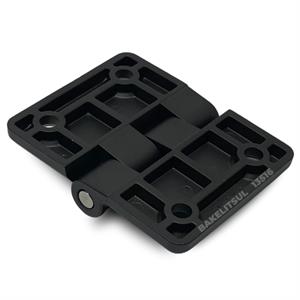 DOBRADIÇA METÁLICA 60X76 COM FUROS ESCAREADOS PINO INOX 13516 