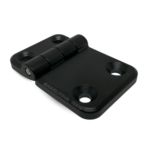 DOBRADIÇA METÁLICA 60X90 COM FUROS ESCAREADOS PINO INOX 13518 