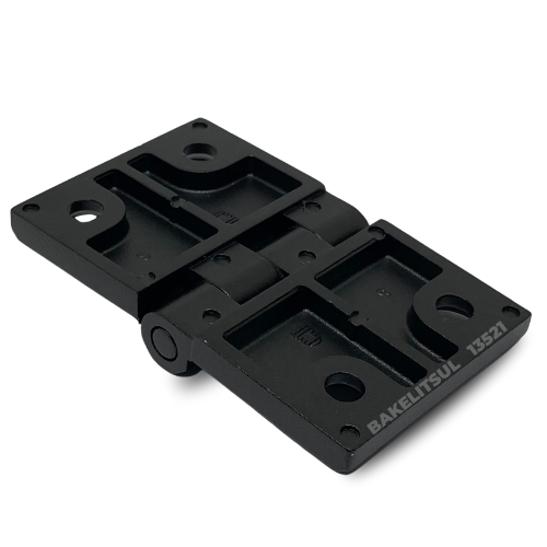 DOBRADIÇA METÁLICA 60X101 COM FUROS ESCAREADOS PINO INOX 13521 