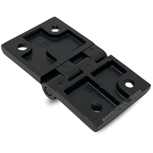 DOBRADIÇA METÁLICA 60X109 COM FUROS ESCAREADOS PINO INOX 13522 