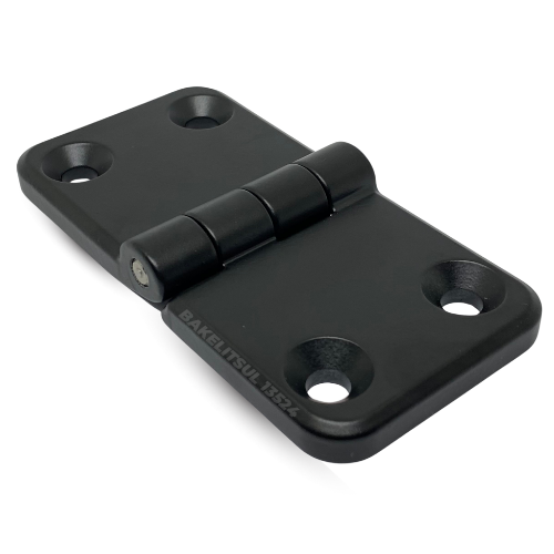 DOBRADIÇA METÁLICA 60X120 COM FUROS ESCAREADOS PINO INOX 13524 