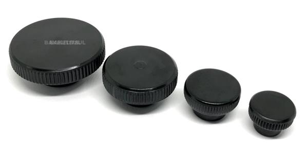 MANÍPULO REDONDO DE BAQUELITE ROSCA INTERNA EM LATÃO 00841 