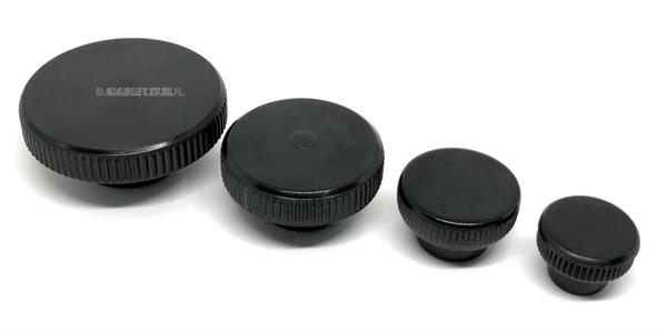 MANÍPULO REDONDO DE BAQUELITE ROSCA INTERNA EM LATÃO 00841 