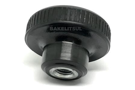 MANÍPULO REDONDO DE BAQUELITE 47MM ROSCA INTERNA PASSANTE 08673 