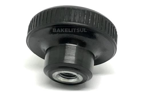 MANÍPULO REDONDO DE BAQUELITE 47MM ROSCA INTERNA PASSANTE 08673 