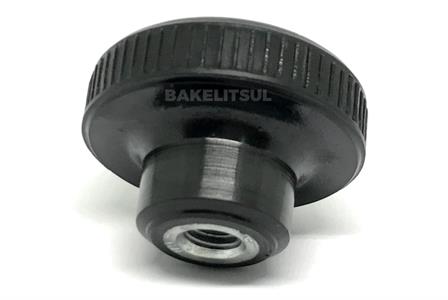 MANÍPULO REDONDO DE BAQUELITE 47MM ROSCA INTERNA PASSANTE 08673 