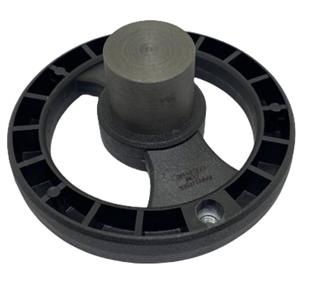 VOLANTE DOIS RAIOS COM FURAÇÃO PARA CABO MIOLO AÇO VO-B 01159 