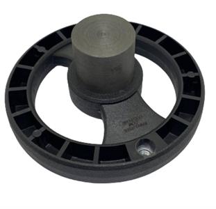 VOLANTE DOIS RAIOS COM FURAÇÃO PARA CABO MIOLO AÇO VO-B 01159 