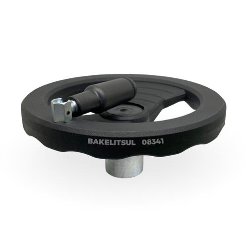 VOLANTE DOIS RAIOS COM CABO RETRÁTIL MIOLO AÇO VO-C3 08341 F3 06422 