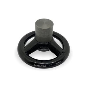 VOLANTE DE BAQUELITE COM FURAÇÃO PARA CABO GIRATÓRIO 00414 