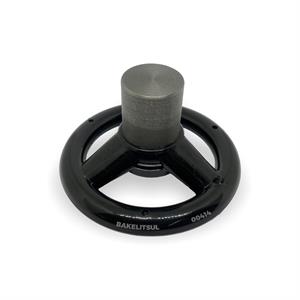 VOLANTE DE BAQUELITE COM FURAÇÃO PARA CABO GIRATÓRIO 00414 