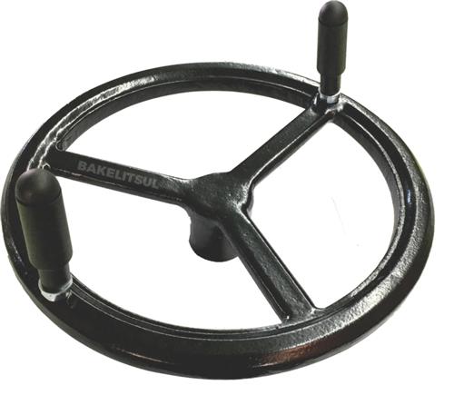 VOLANTE 3 RAIOS DE ALUMÍNIO COM CABOS GIRATÓRIOS 09766 F3 07284 