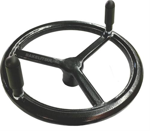 VOLANTE 3 RAIOS DE ALUMÍNIO COM CABOS GIRATÓRIOS 09766 F3 07284 