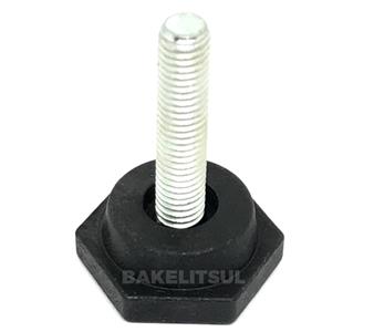 PÉ NIVELADOR ROSCA EXTERNA BASE 29 SEXTAVADA RÍGIDA  11103 F3 08260