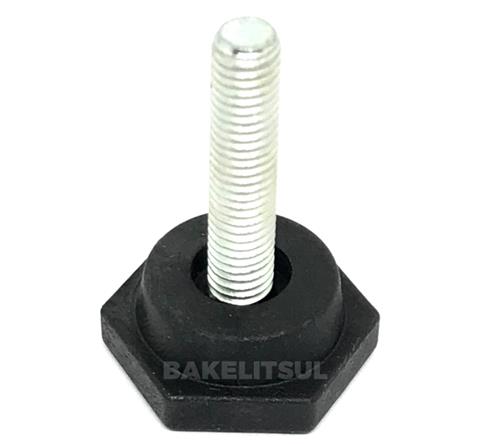 PÉ NIVELADOR ROSCA EXTERNA BASE 29 SEXTAVADA RÍGIDA  11103 F3 08260 