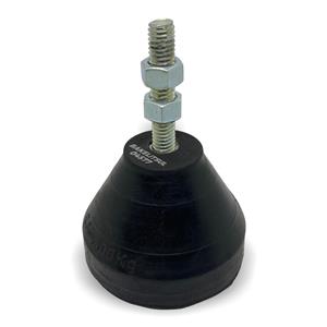 PÉ NIVELADOR ROSCA EXTERNA BASE BORRACHA 04572 