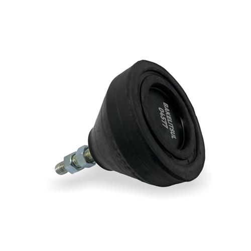 PÉ NIVELADOR ROSCA EXTERNA BASE BORRACHA 04572 