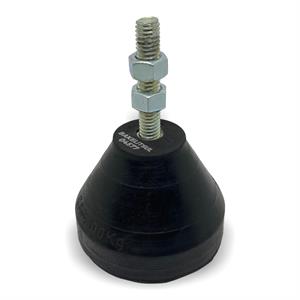 PÉ NIVELADOR ROSCA EXTERNA BASE BORRACHA 04572 