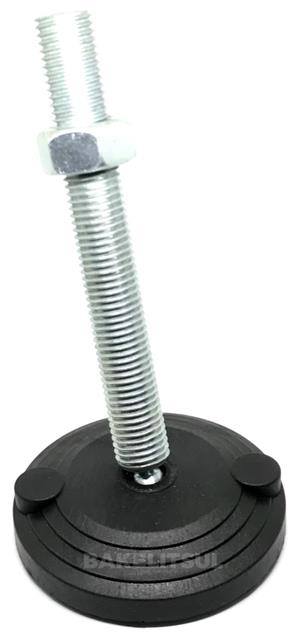 PÉ NIVELADOR ARTICULADO ANTI VIBRAÇÃO N2 BASE 100 M14 05570 F3 02869