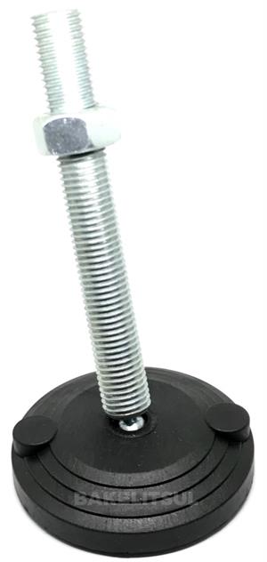 PÉ NIVELADOR ARTICULADO ANTI VIBRAÇÃO N2 BASE 100 M16 05581 F3 02880 