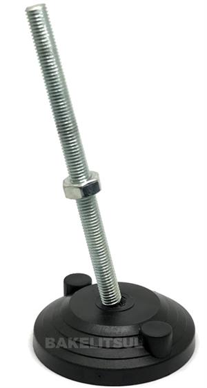 PÉ NIVELADOR ARTICULADO N2 BASE 80 M14 05255 F3 02162 