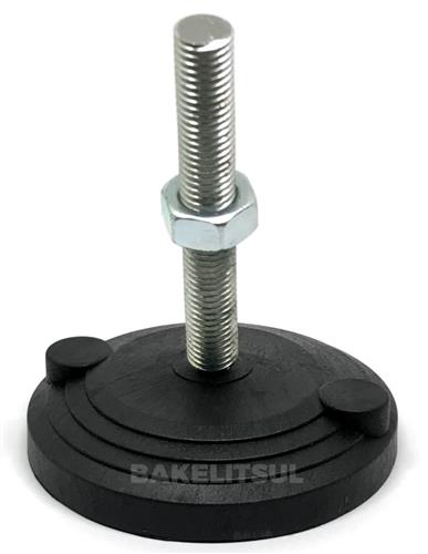 PÉ NIVELADOR ARTICULADO N2 BASE 80 M16 07256 F3 04809 