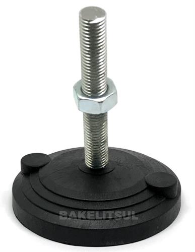 PÉ NIVELADOR ARTICULADO N2 BASE 80 M16 07256 F3 04809 