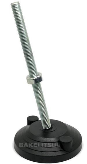 PÉ NIVELADOR ARTICULADO ANTI VIBRAÇÃO N2 BASE 80 M16 07257 F3 04810 