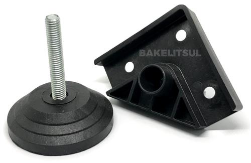 PÉ NIVELADOR BASE PARA ARMÁRIO DE AÇO 11111 F3 08060