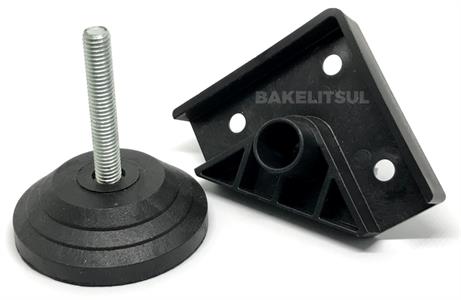 PÉ NIVELADOR BASE PARA ARMÁRIO DE AÇO 11111 F3 08060 