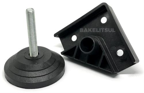 PÉ NIVELADOR BASE PARA ARMÁRIO DE AÇO 11111 F3 08060 