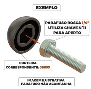 TAMPA PARA CABEÇA DE PARAFUSO SEXTAVADO 08855 F3 06571 