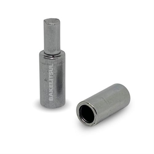 DOBRADIÇA METÁLICA CILÍNDRICA SOLDÁVEL DB-S 02300 