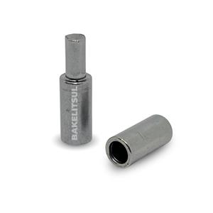 DOBRADIÇA METÁLICA CILÍNDRICA SOLDÁVEL DB-S 02300 