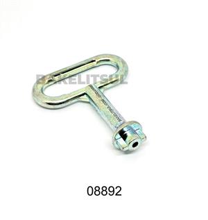 CHAVE METÁLICA PARA ABERTURA DE FECHO LINGUETA 04249 