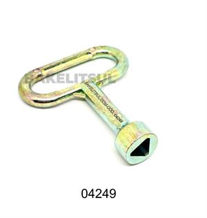 CHAVE METÁLICA PARA ABERTURA DE FECHO LINGUETA 04249 