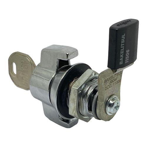 FECHO LINGUETA METÁLICO MANOPLA COM CHAVE FC-J9 00267 