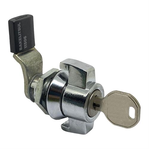 FECHO LINGUETA METÁLICO MANOPLA COM CHAVE FC-J9 00267 