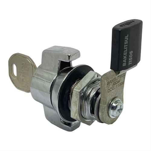 FECHO LINGUETA METÁLICO MANOPLA COM CHAVE FC-J9 00267 