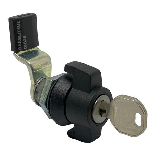 FECHO LINGUETA METÁLICO MANOPLA COM CHAVE FC-J9 01301 
