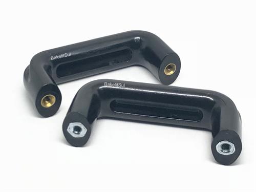 ALÇA DE BAQUELITE ROSCA INTERNA METÁLICA 00012 