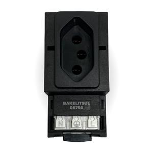 TOMADA AUXILIAR FIXAÇÃO TRILHO DIN 35 08755 