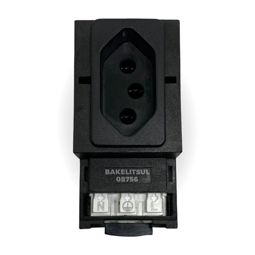 TOMADA AUXILIAR FIXAÇÃO TRILHO DIN 35 08755 