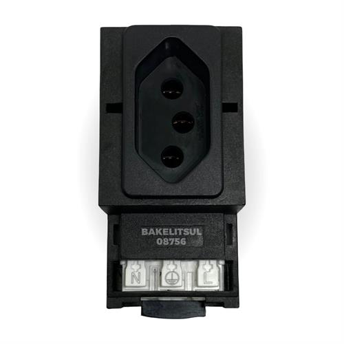 TOMADA AUXILIAR FIXAÇÃO TRILHO DIN 35 08755 