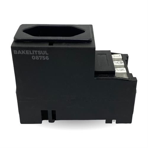 TOMADA AUXILIAR FIXAÇÃO TRILHO DIN 35 08755 