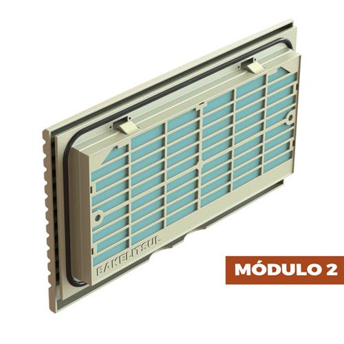 GRELHA DE VENTILAÇÃO OU EXAUSTÃO MODULAR 11741 