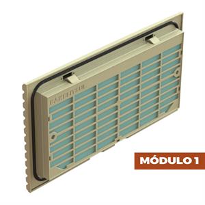 GRELHA DE VENTILAÇÃO OU EXAUSTÃO MODULAR 11741 