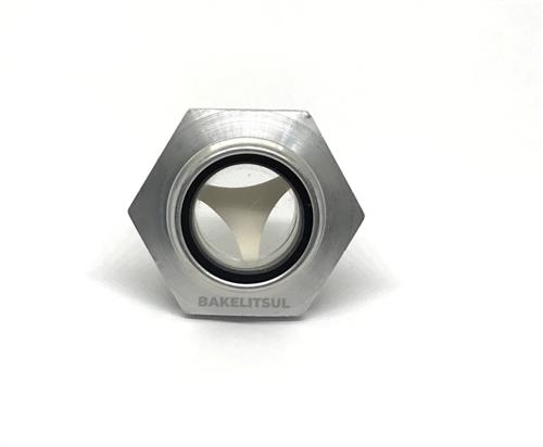 VISOR DE NÍVEL DE ÓLEO SEXTAVADO DE ALUMÍNIO LB-GN743 02319 