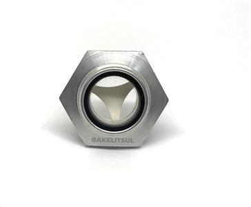 VISOR DE NÍVEL DE ÓLEO SEXTAVADO DE ALUMÍNIO LB-GN743 02319 